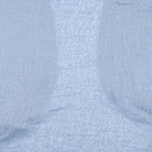 H&M Womens Blue V-Neck Polyester Cardigan Jumper Size M