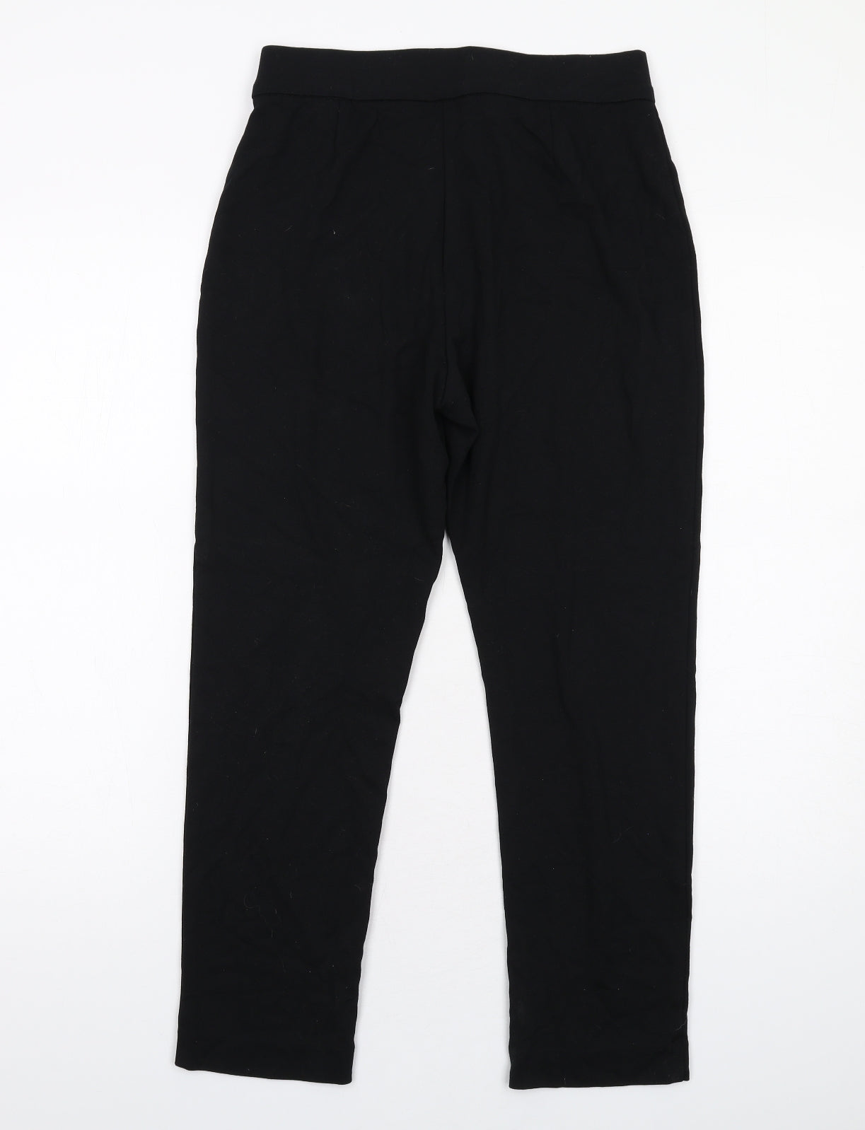 Marks and Spencer Womens Black Viscose Carrot Leggings Size 10 L26 in