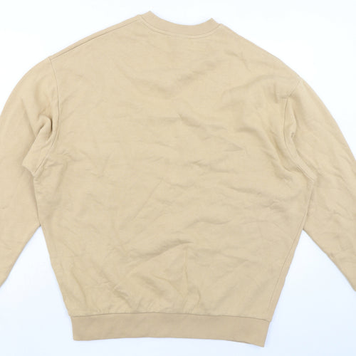 ASOS Womens Beige Cotton Pullover Sweatshirt Size S Pullover