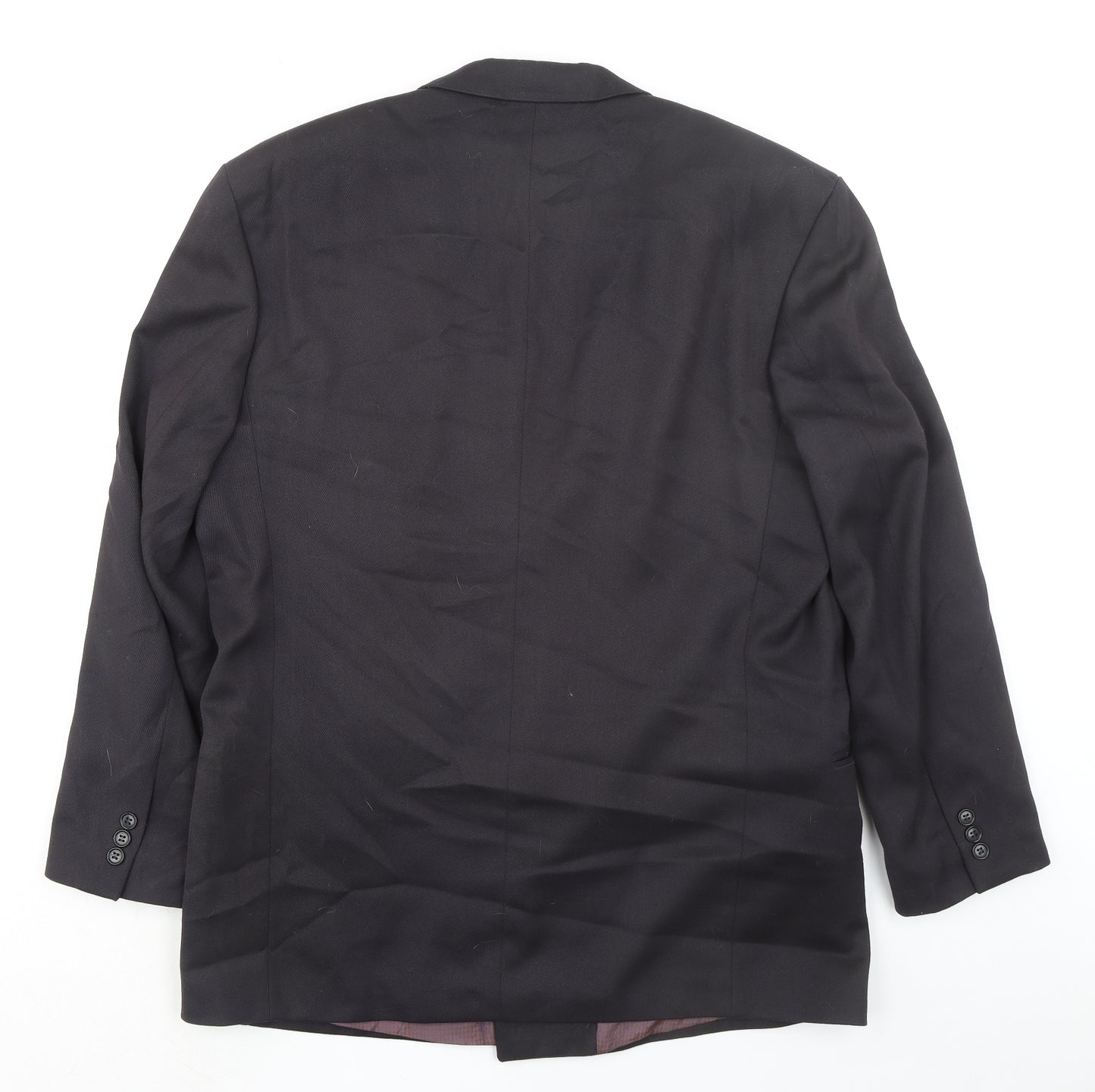 Corman Mens Black Polyester Jacket Suit Jacket Size 44 Regular