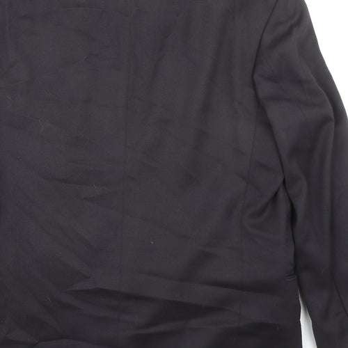 Corman Mens Black Polyester Jacket Suit Jacket Size 44 Regular