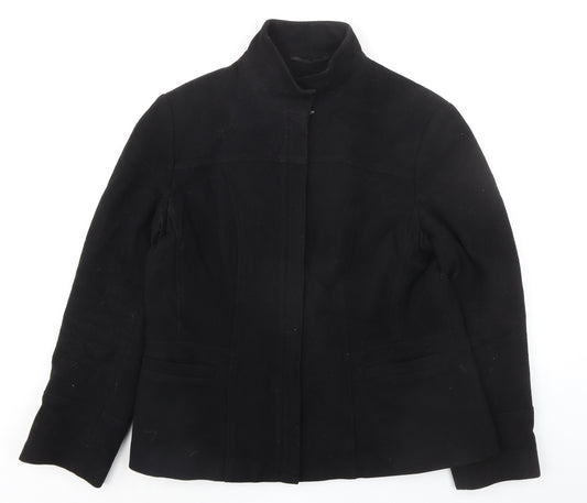 NEXT Womens Black Jacket Size 14 Button