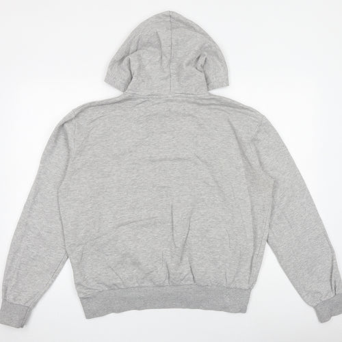 H&M Womens Grey Cotton Pullover Hoodie Size M Pullover