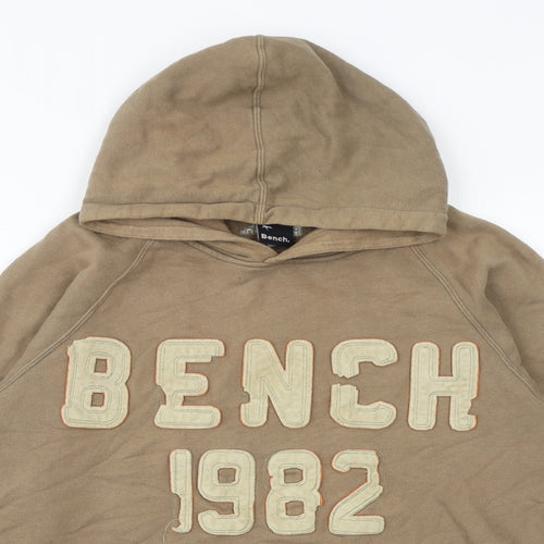 Bench Mens Brown Polyester Pullover Hoodie Size M - Bench 1982