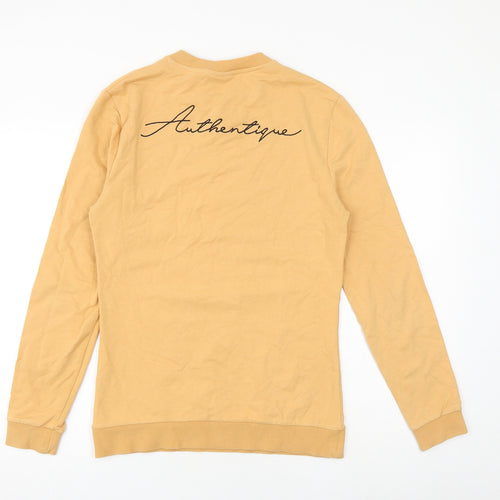 ASOS Mens Orange Cotton Pullover Sweatshirt Size M