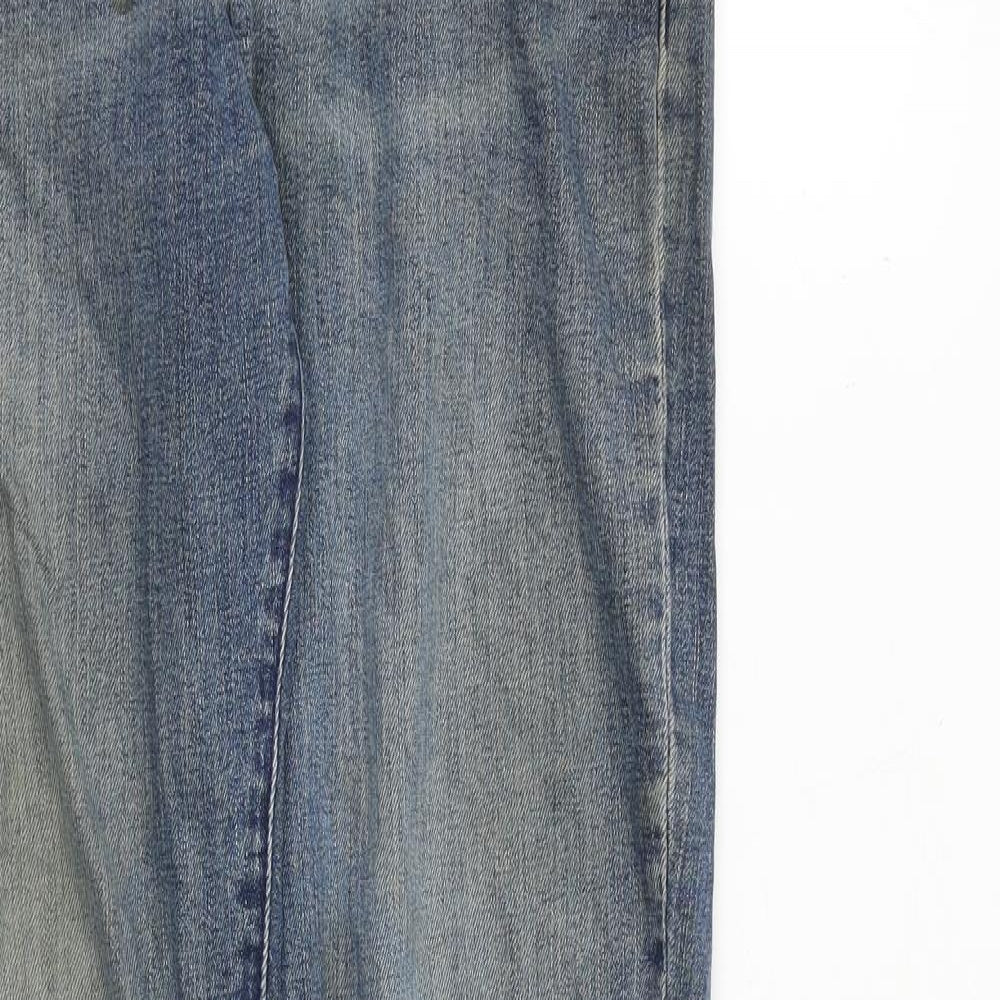 Levi's Mens Blue Cotton Tapered Jeans Size 30 in L32 in Regular Zip