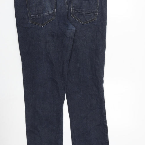 NEXT Mens Blue Cotton Straight Jeans Size 36 in L29 in Regular Zip