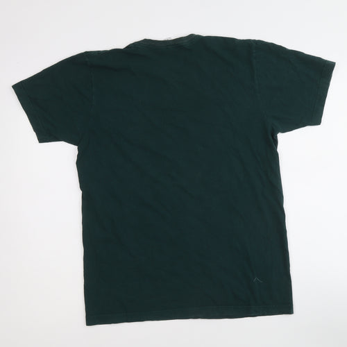 American Apparel Mens Green Cotton Blend T-Shirt Size M Round Neck - Marlow & Sons