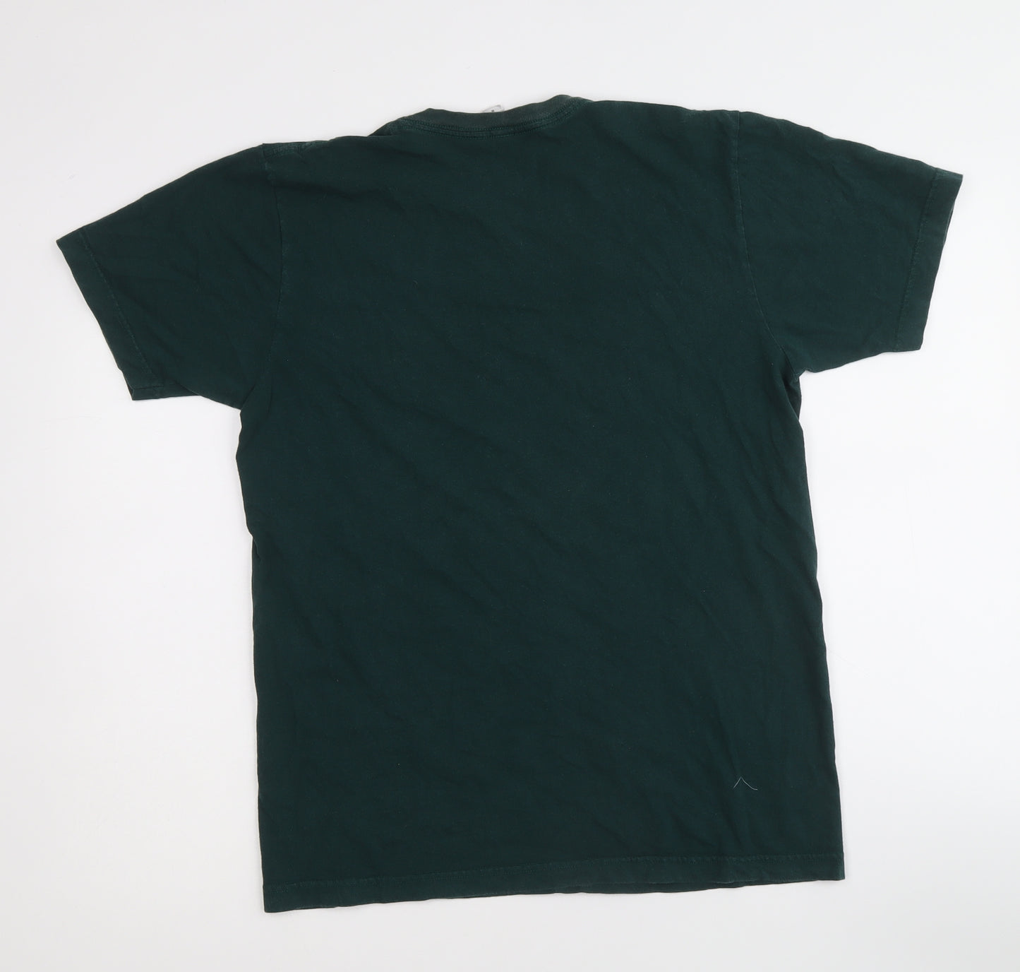 American Apparel Mens Green Cotton Blend T-Shirt Size M Round Neck - Marlow & Sons