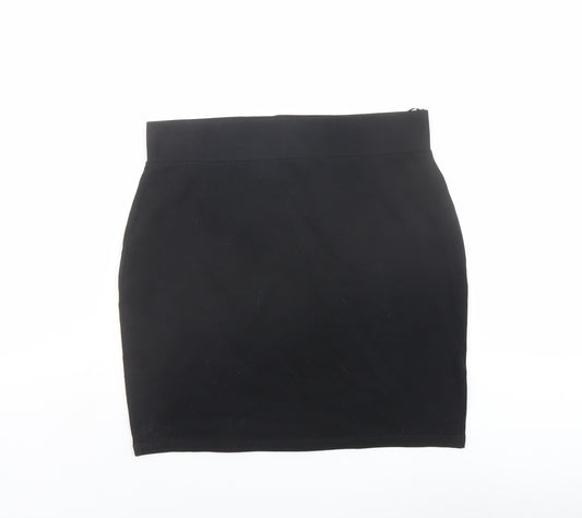 New Look Womens Black Polyester Bandage Skirt Size 12