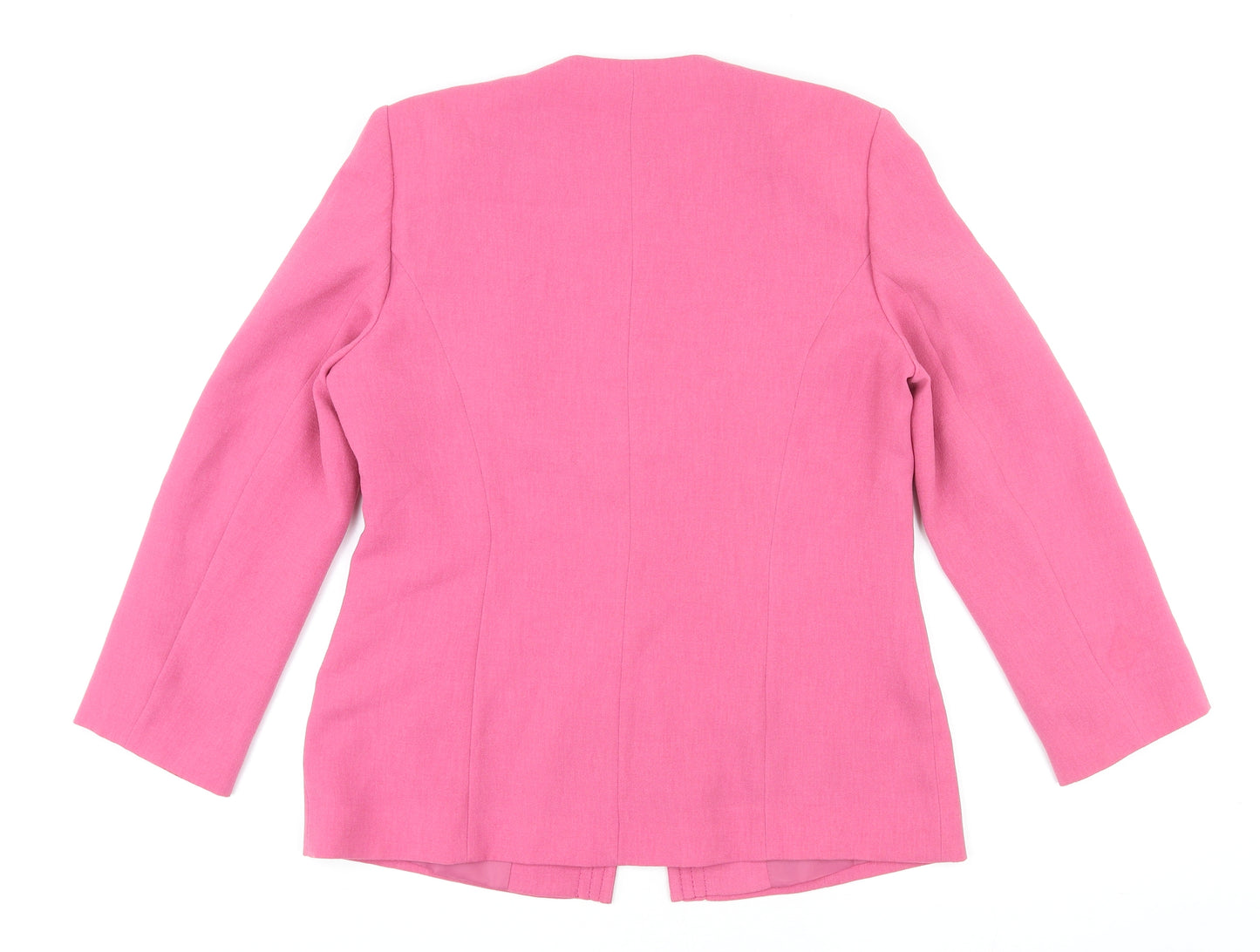 Eastex Womens Pink Jacket Blazer Size 10 Button