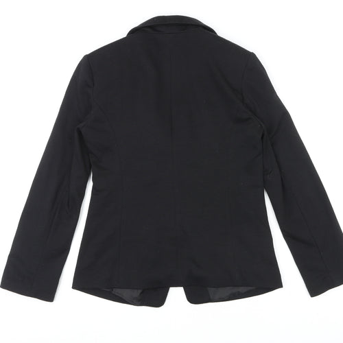 Oasis Womens Black Jacket Blazer Size 10 Button