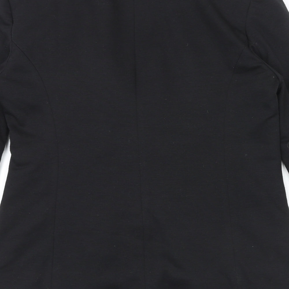 Oasis Womens Black Jacket Blazer Size 10 Button