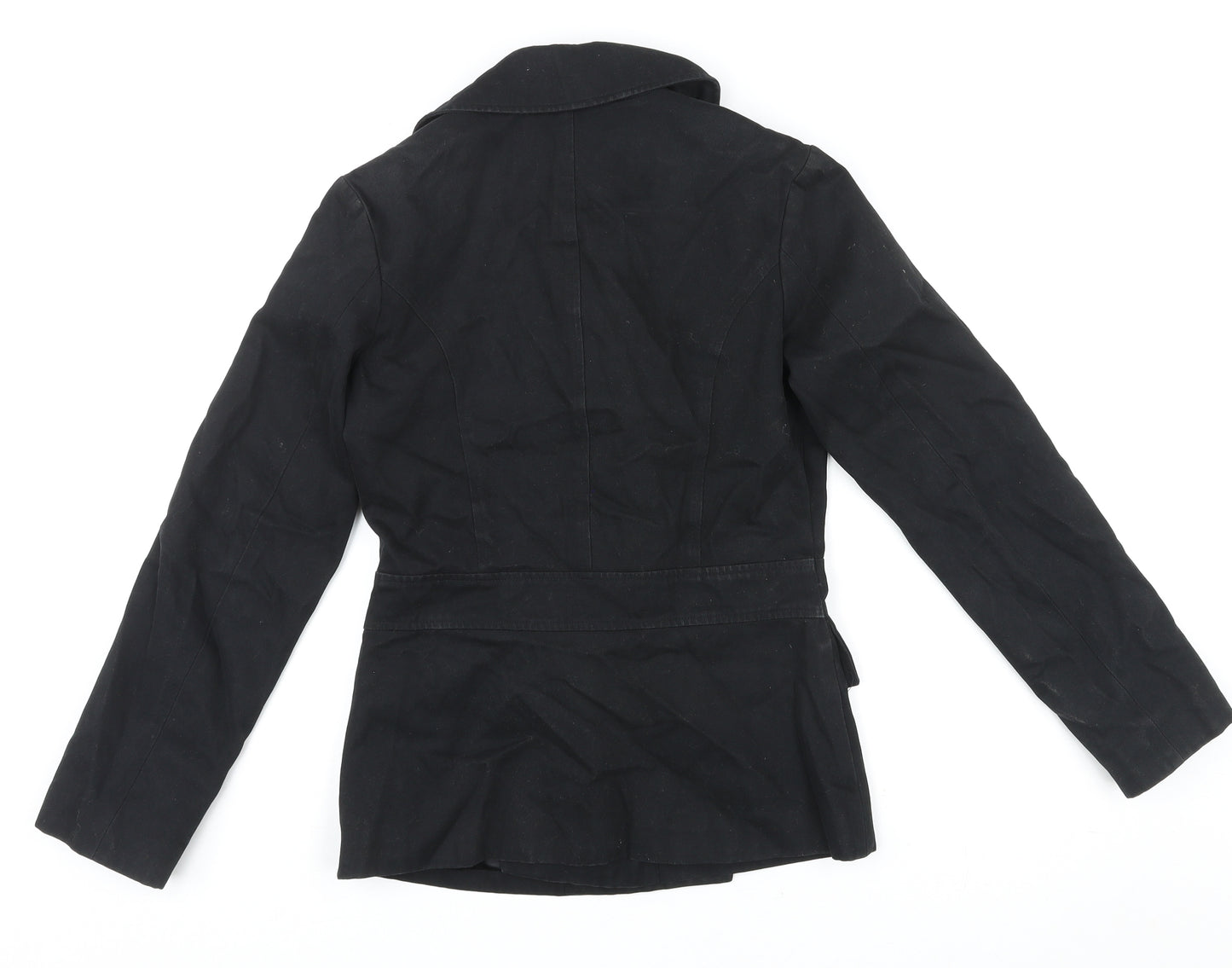 RJR.John Rocha Womens Black Jacket Size 8 Button