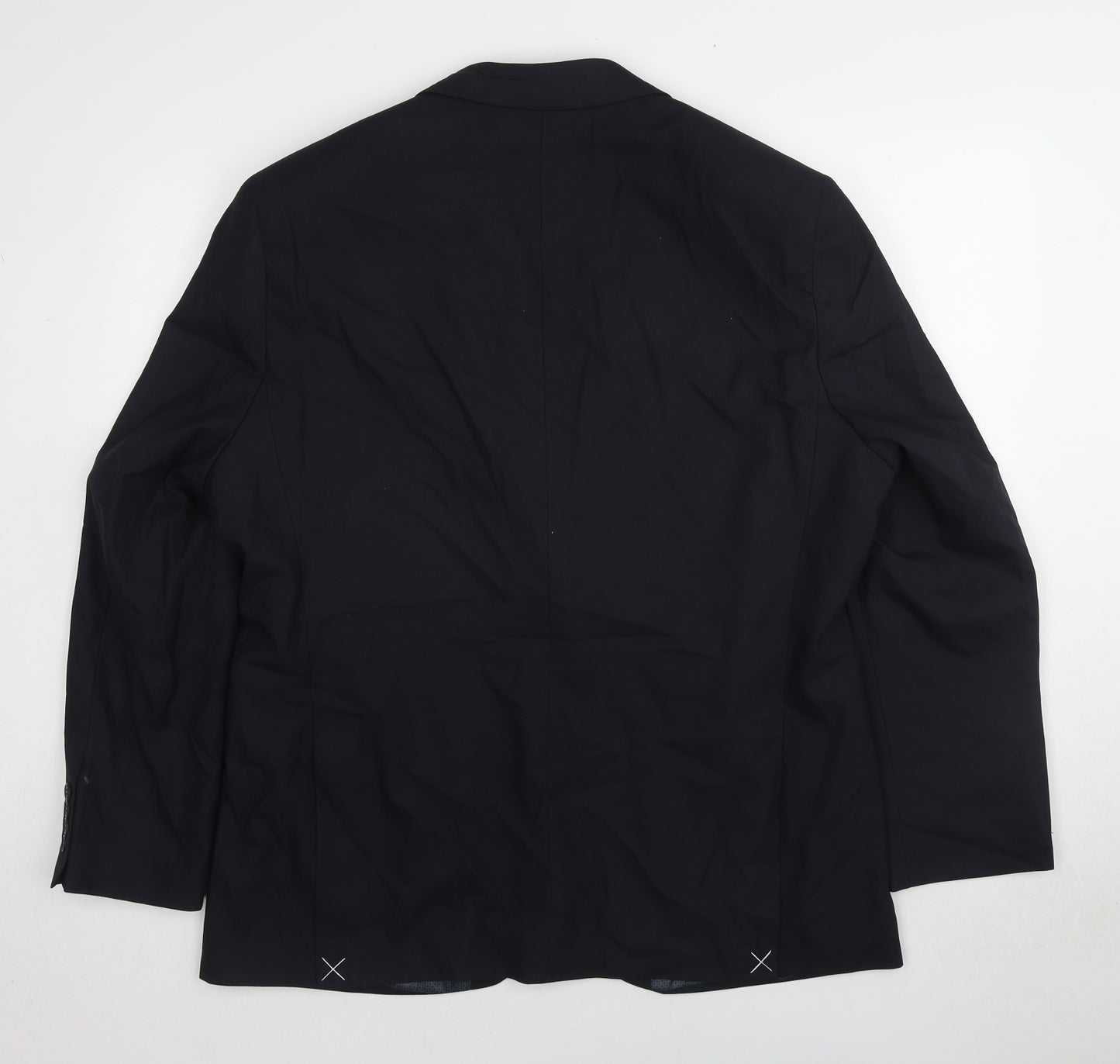 Brook Taverner Mens Black Polyester Jacket Suit Jacket Size 46 Regular