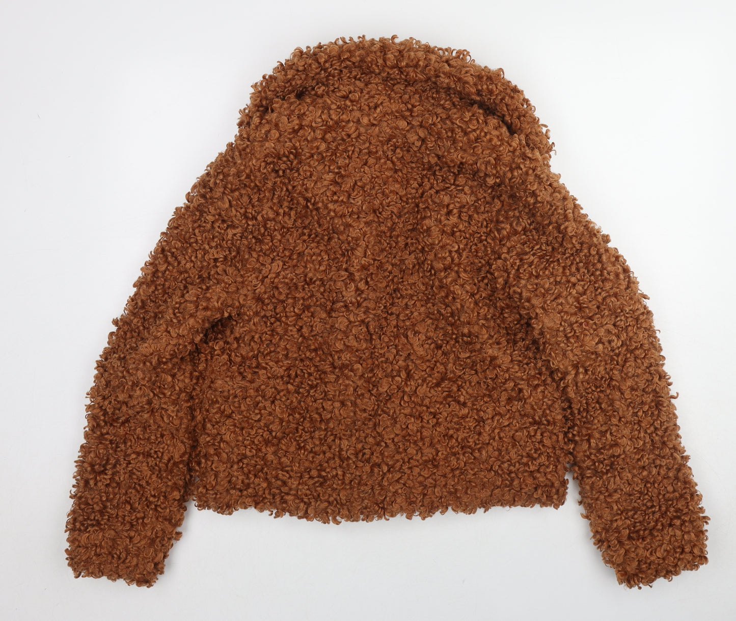 River Island Womens Brown Jacket Size M - Teddy Bear Style