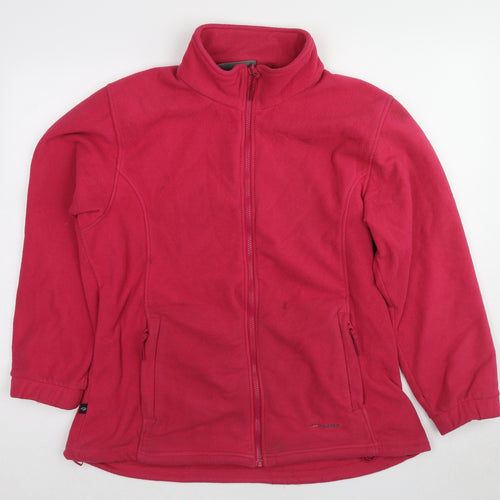 Mountain Life Womens Pink Jacket Size 18 Zip