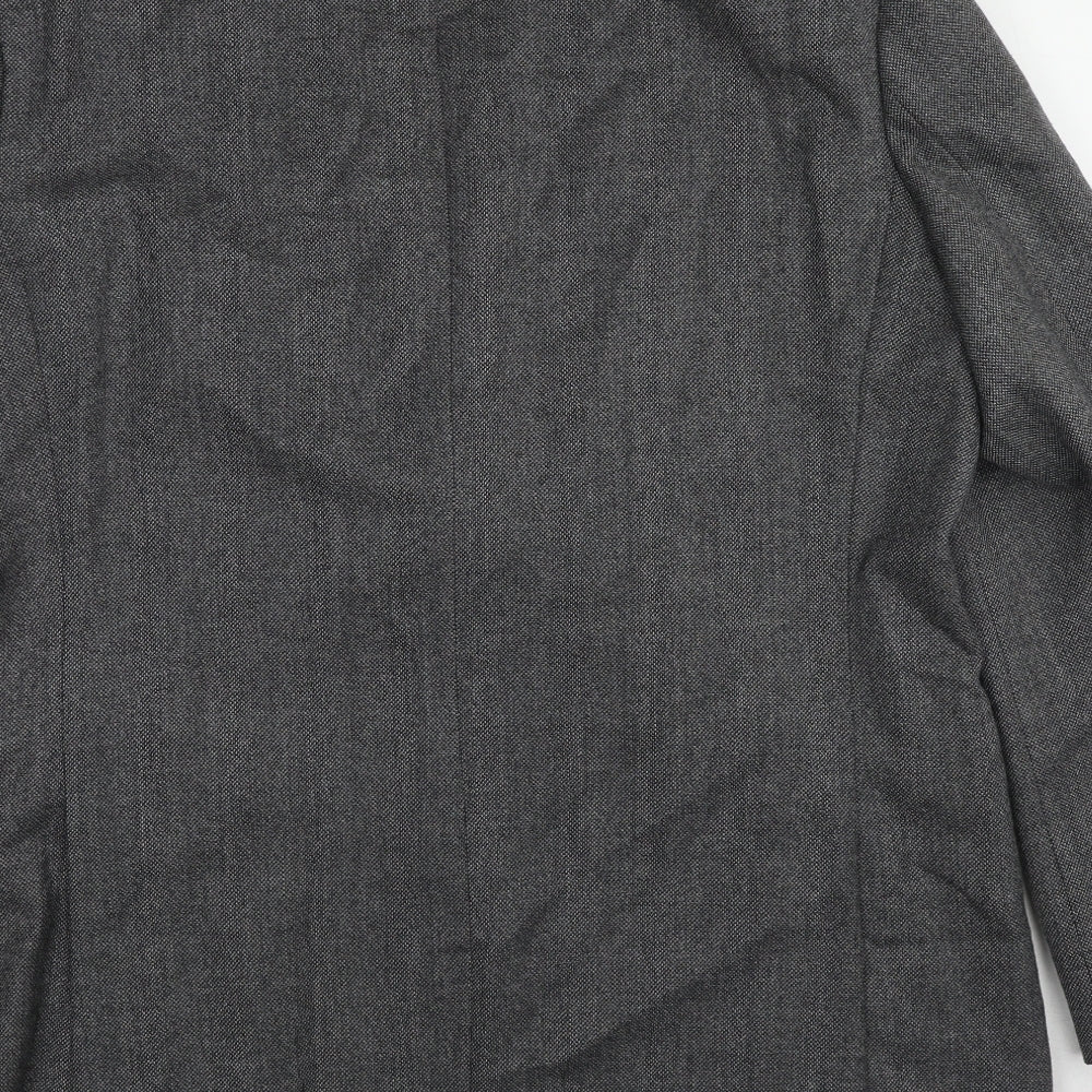 Marks and Spencer Mens Grey Wool Jacket Suit Jacket Size 46 Regular