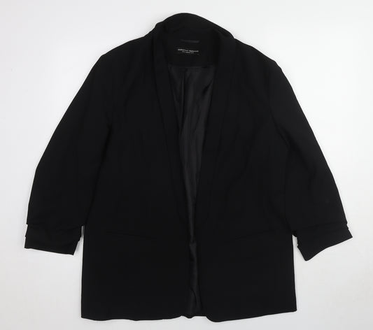 Dorothy Perkins Womens Black Kimono Jacket Size 18