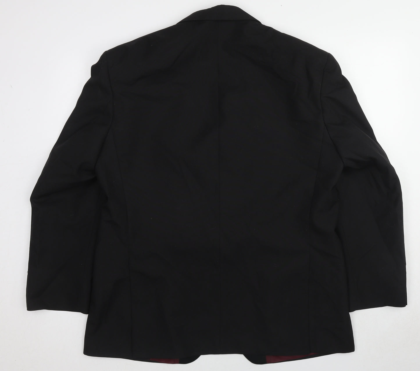 Hawksmoor Mens Black Polyester Jacket Suit Jacket Size 44 Regular