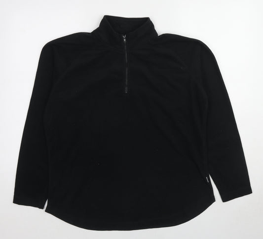Rohan Womens Black Polyester Pullover Sweatshirt Size L Pullover