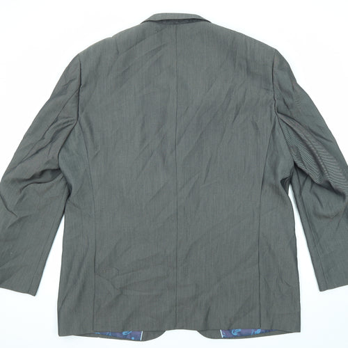 Jacamo Mens Grey Polyester Jacket Suit Jacket Size 50 Regular