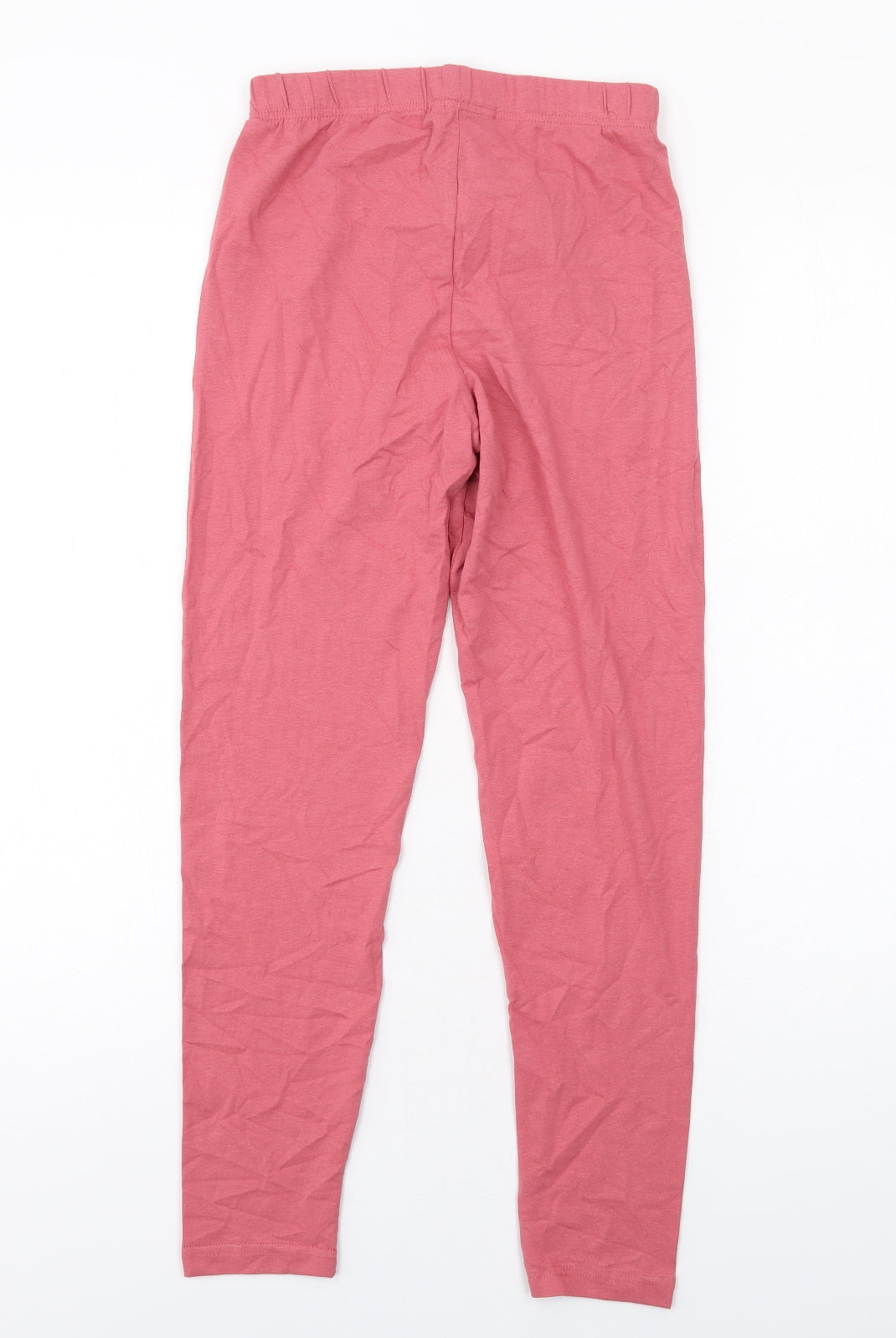 Missguided Womens Pink Cotton Carrot Leggings Size 8 L26 in