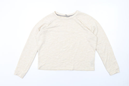 ASOS Womens Beige Polyester Pullover Sweatshirt Size 14 Pullover
