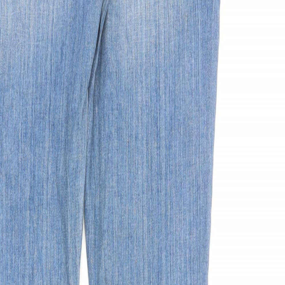 Hollister Womens Blue Cotton Skinny Jeans Size 28 in L31 in Regular Zip