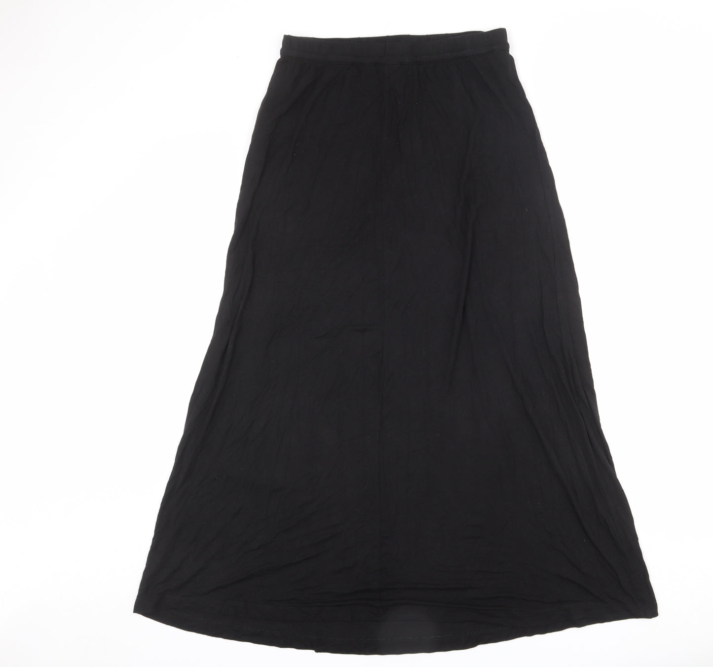 ESMARA Womens Black Polyester Maxi Skirt Size 10