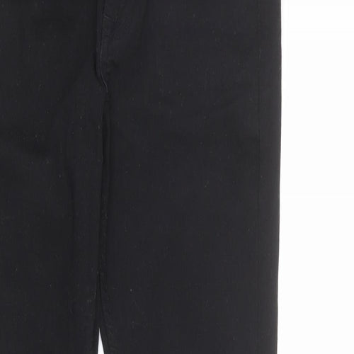 New Look Mens Black Cotton Skinny Jeans Size 30 in L32 in Regular Zip