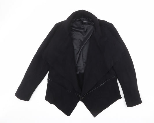 Zara Womens Black Biker Jacket Size S