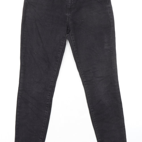 Gap Womens Black Cotton Skinny Jeans Size 6 L29 in Regular Zip