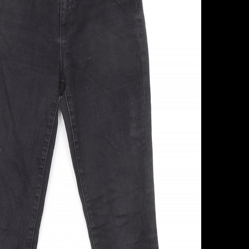Gap Womens Black Cotton Skinny Jeans Size 6 L29 in Regular Zip
