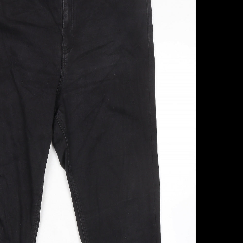 ASOS Mens Black Cotton Skinny Jeans Size 36 in L28 in Regular Zip