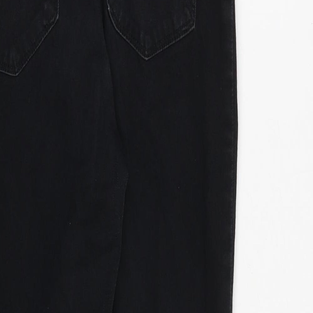 Levi's Womens Black Cotton Skinny Jeans Size 28 in L29 in Slim Zip