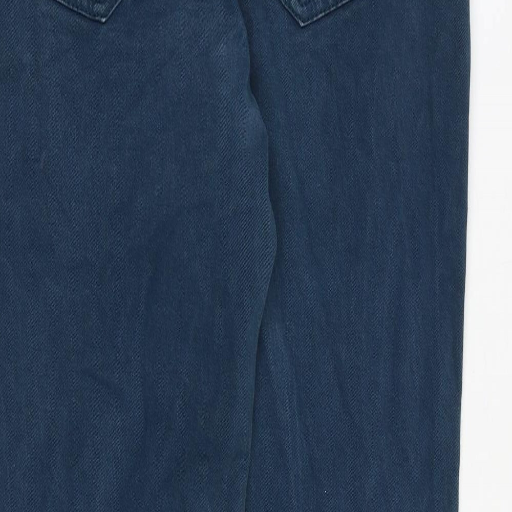 MANTARAY PRODUCTS Womens Blue Cotton Skinny Jeans Size 8 L27 in Slim Zip