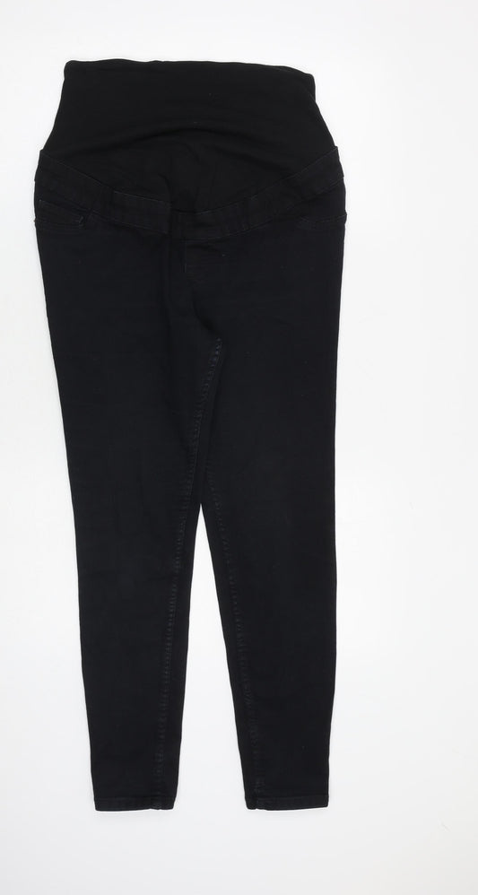 New Look Womens Black Cotton Skinny Jeans Size 12 L28 in Slim