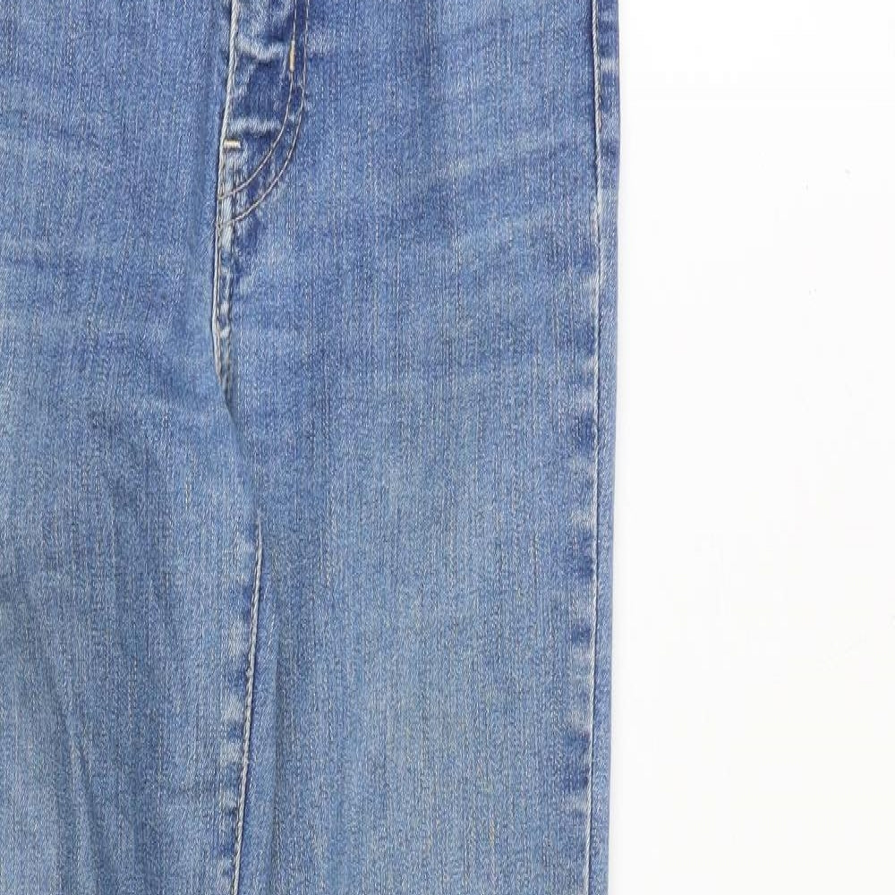 Levi's Womens Blue Cotton Skinny Jeans Size 25 in L32 in Slim Zip