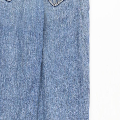 Levi's Womens Blue Cotton Skinny Jeans Size 25 in L32 in Slim Zip