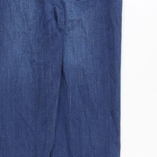Superdry Womens Blue Cotton Skinny Jeans Size 28 in L30 in Regular Zip