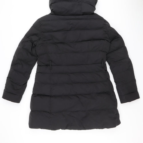Zara Womens Black Puffer Jacket Jacket Size XL Toggle