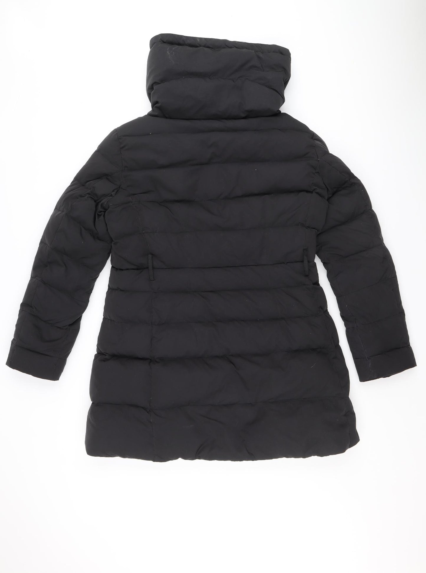 Zara Womens Black Puffer Jacket Jacket Size XL Toggle