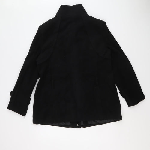 Dunnes Womens Black Jacket Size 18 Zip