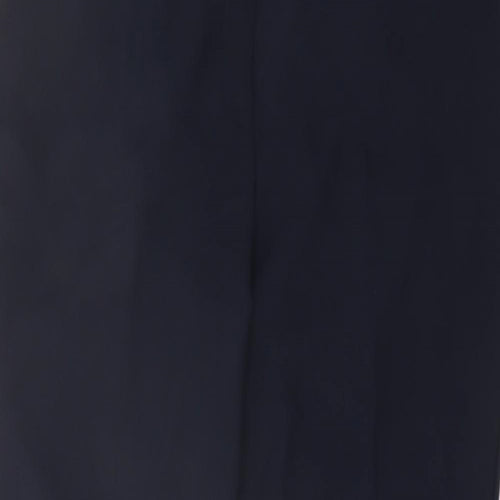 Bonmarché Womens Blue Polyester Trousers Size 14 L27 in Regular Button