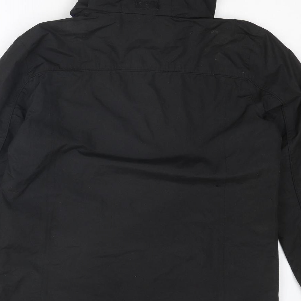 Gelert Womens Black Windbreaker Jacket Size 18 Zip