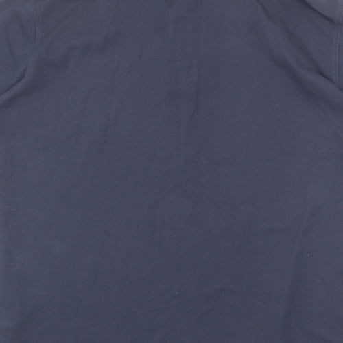 Paul Smith Mens Blue 100% Cotton Polo Size 2XL Collared Button