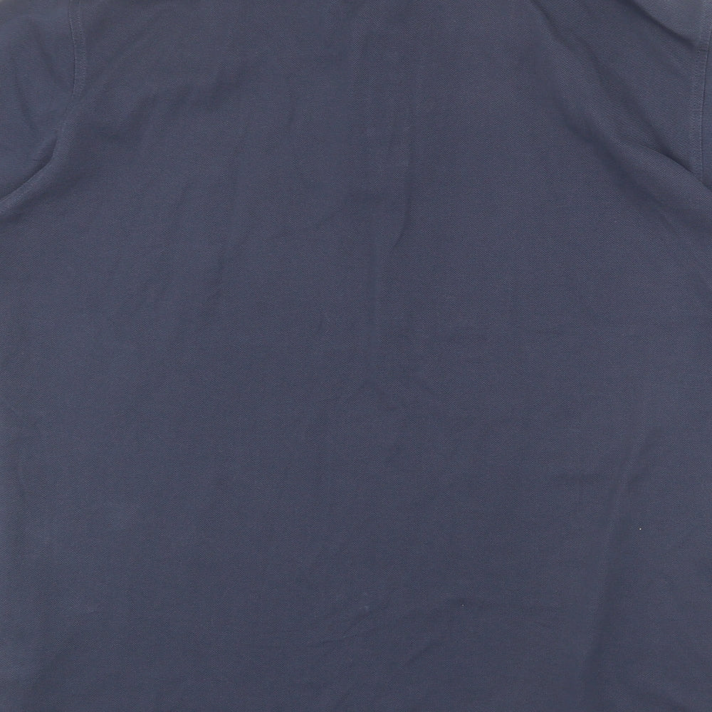 Paul Smith Mens Blue 100% Cotton Polo Size 2XL Collared Button