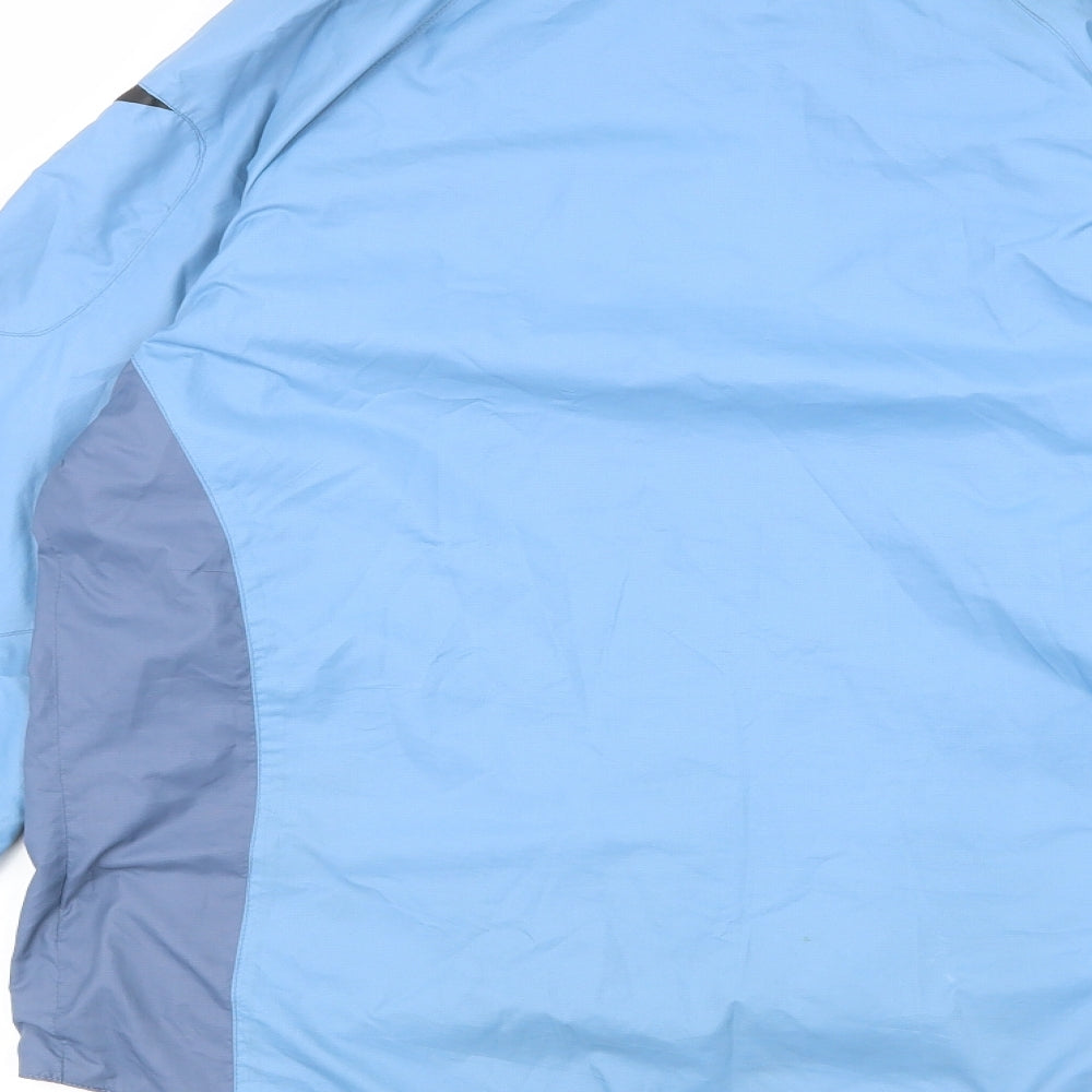 Marmot Womens Blue Windbreaker Jacket Size M Zip