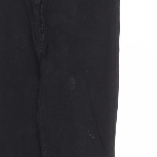 NEXT Womens Black Cotton Jegging Jeans Size 12 L28 in Regular